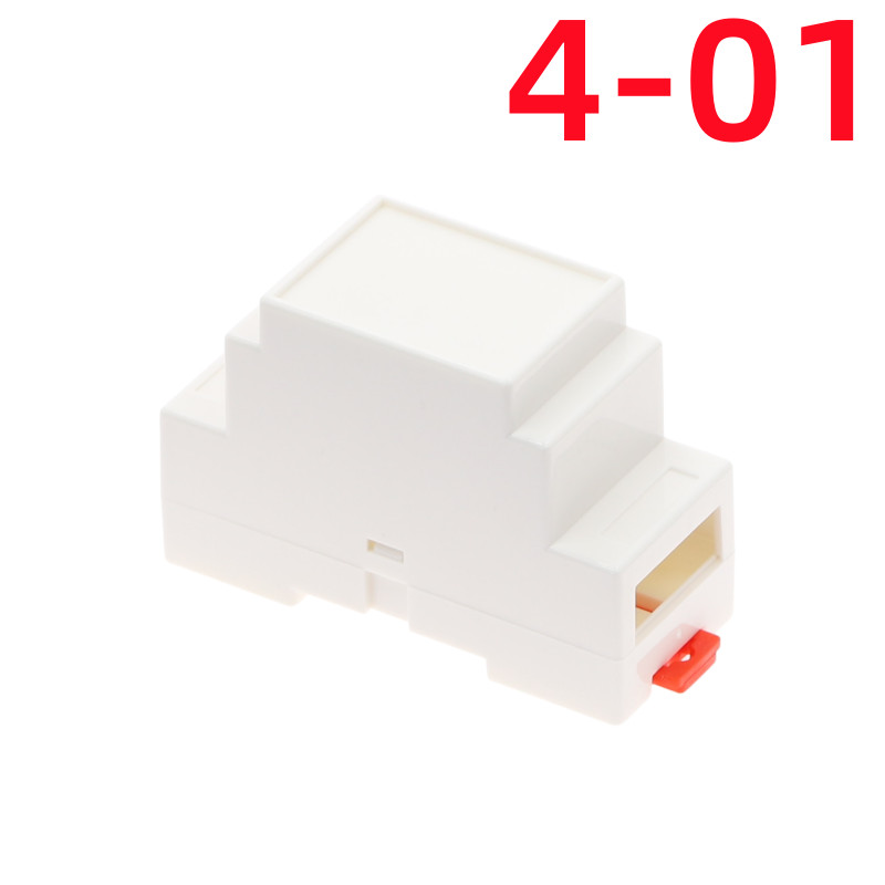 ABS Plastic Flame Retardant Project Case 88x37x59mm 4-01 PLC Rail Junction Box