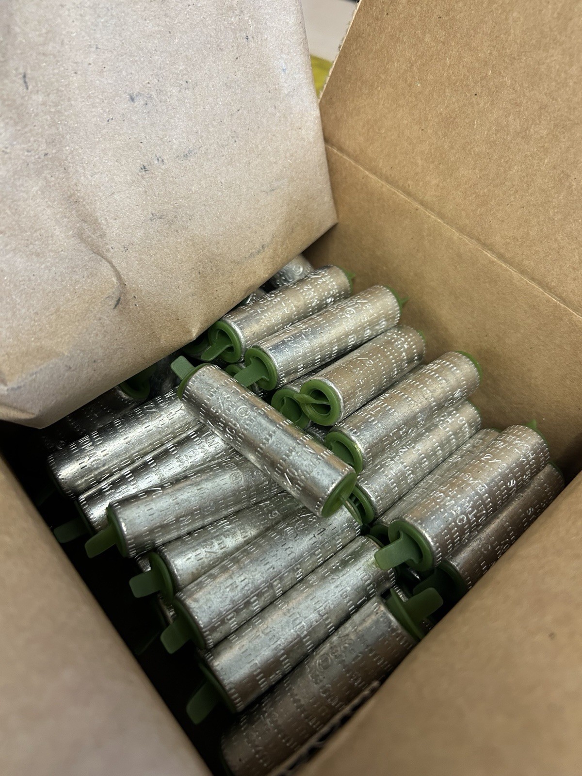 THOMAS & BETTS HOMAC ALUMINUM COMPRESSION SPLICE ACS 2/0 TN, AL9CU *SHIPS FREE*