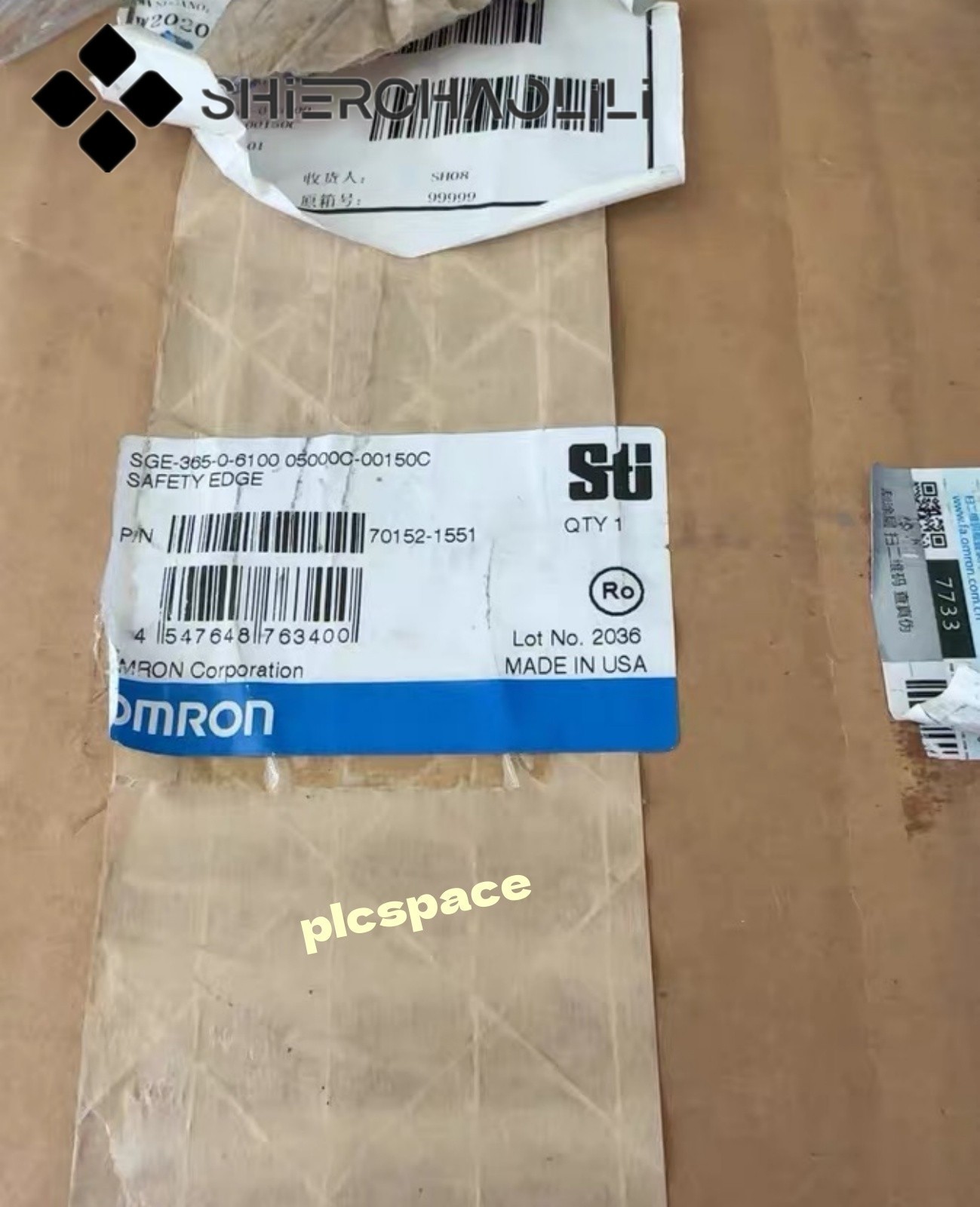 SGE-365-0-6100 05000C-00150C Safety edge Brand new DHL