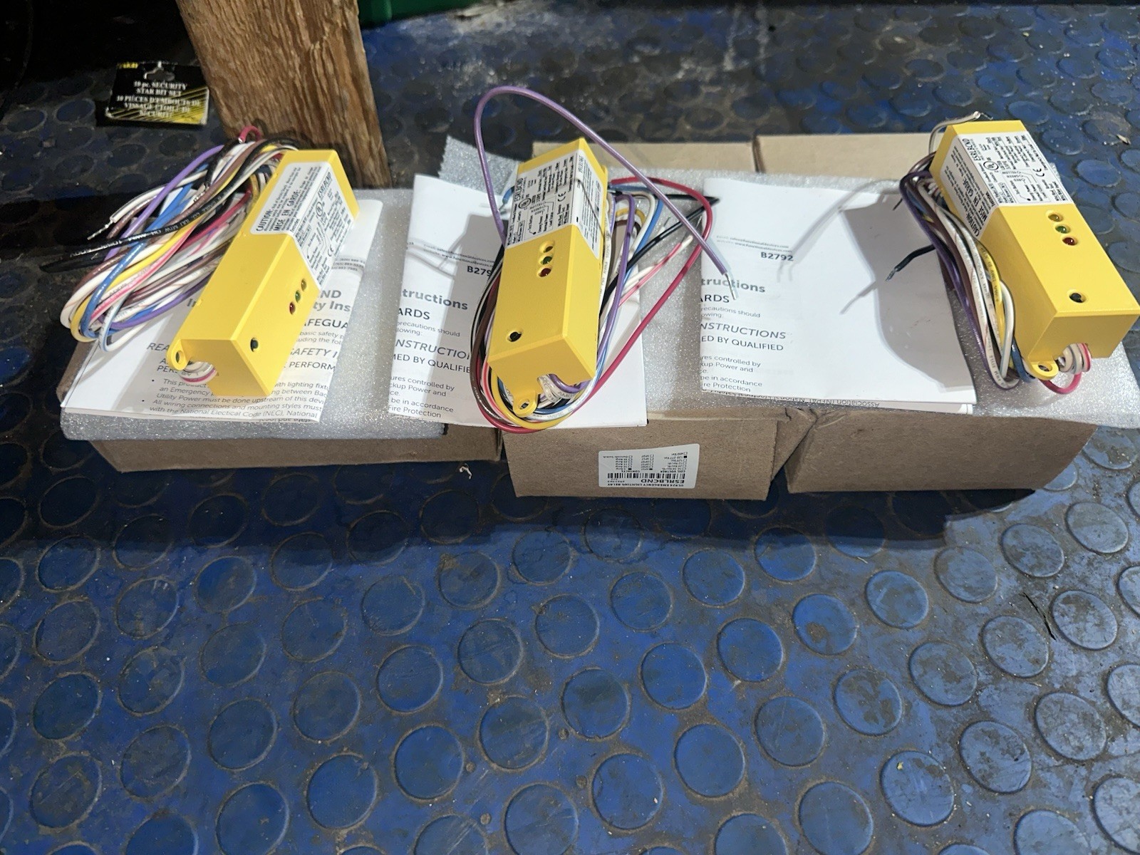 Lot Of 3 ESRN UL924 Emergency Lighting Relay 120-277 Vac / 5 AMP SPST