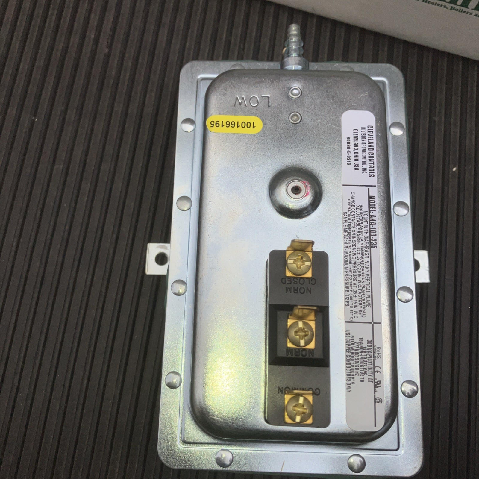 Lochinvar, PRS 270, ANA-103-235 Pressure Switch