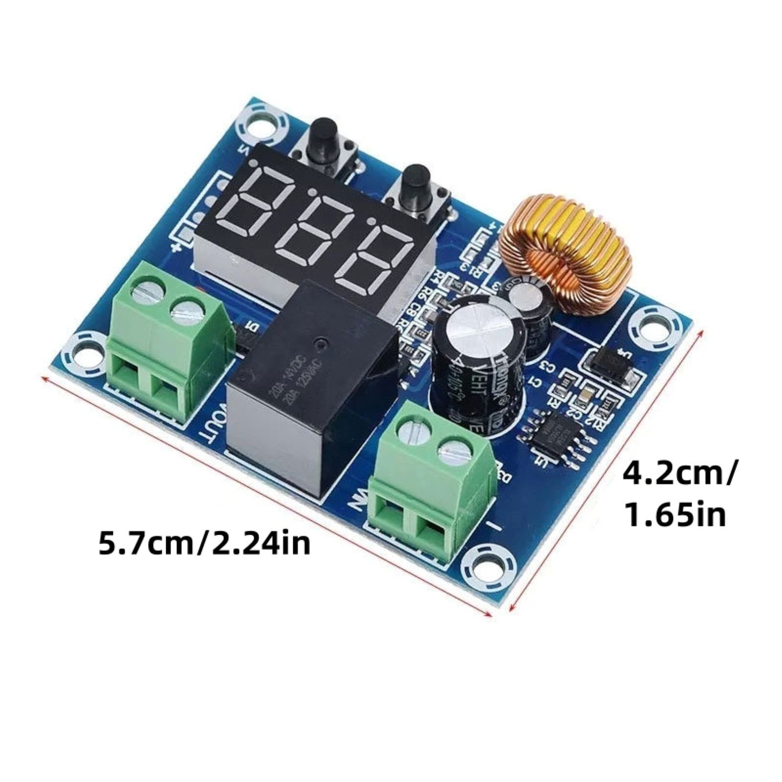 2PCS XH-M609 DC Voltage Protection Module Low Battery Disconnect Switch 12V-36V