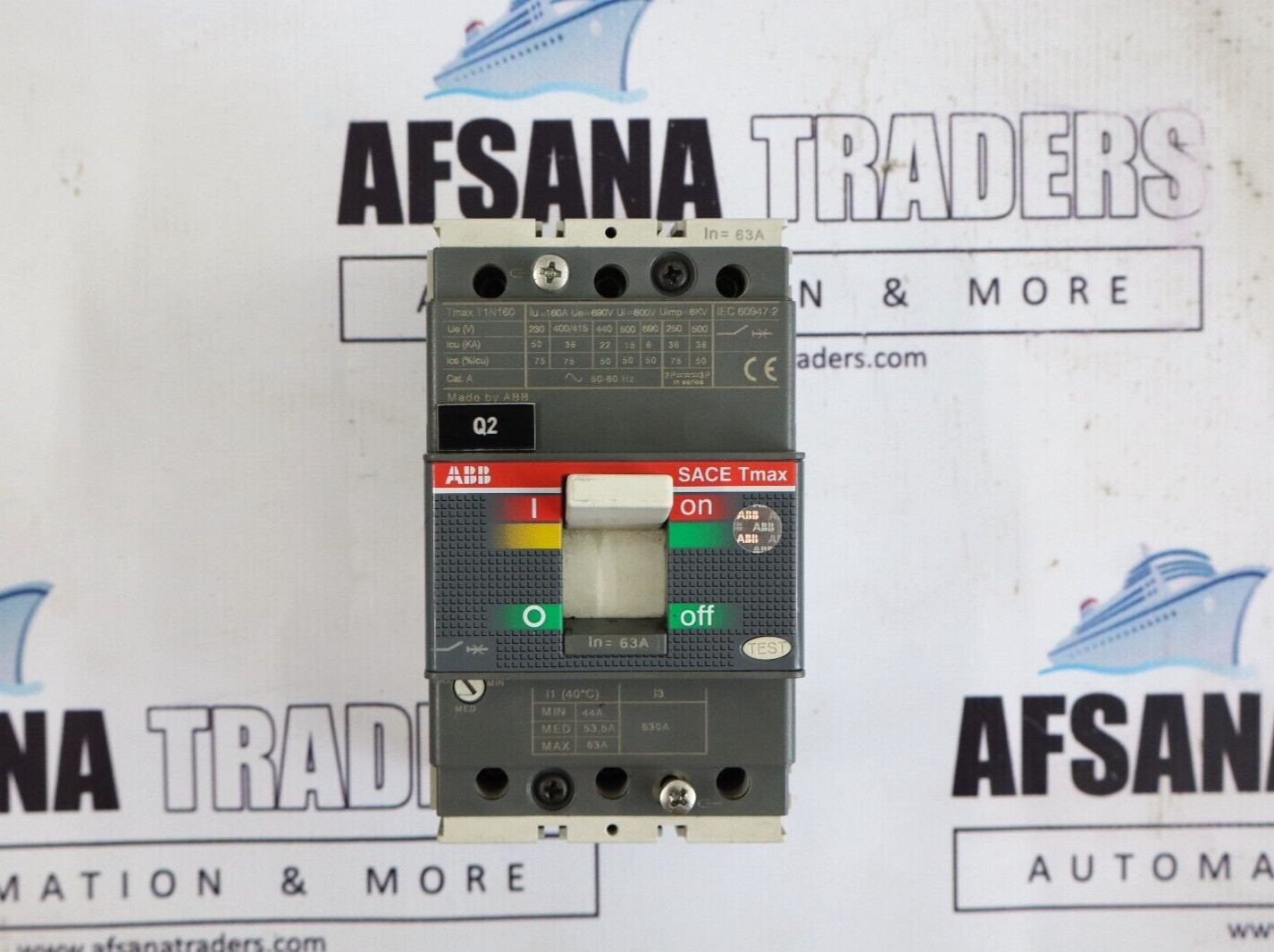 ABB Tmax T1N 160 Circuit Breaker 50-60Hz