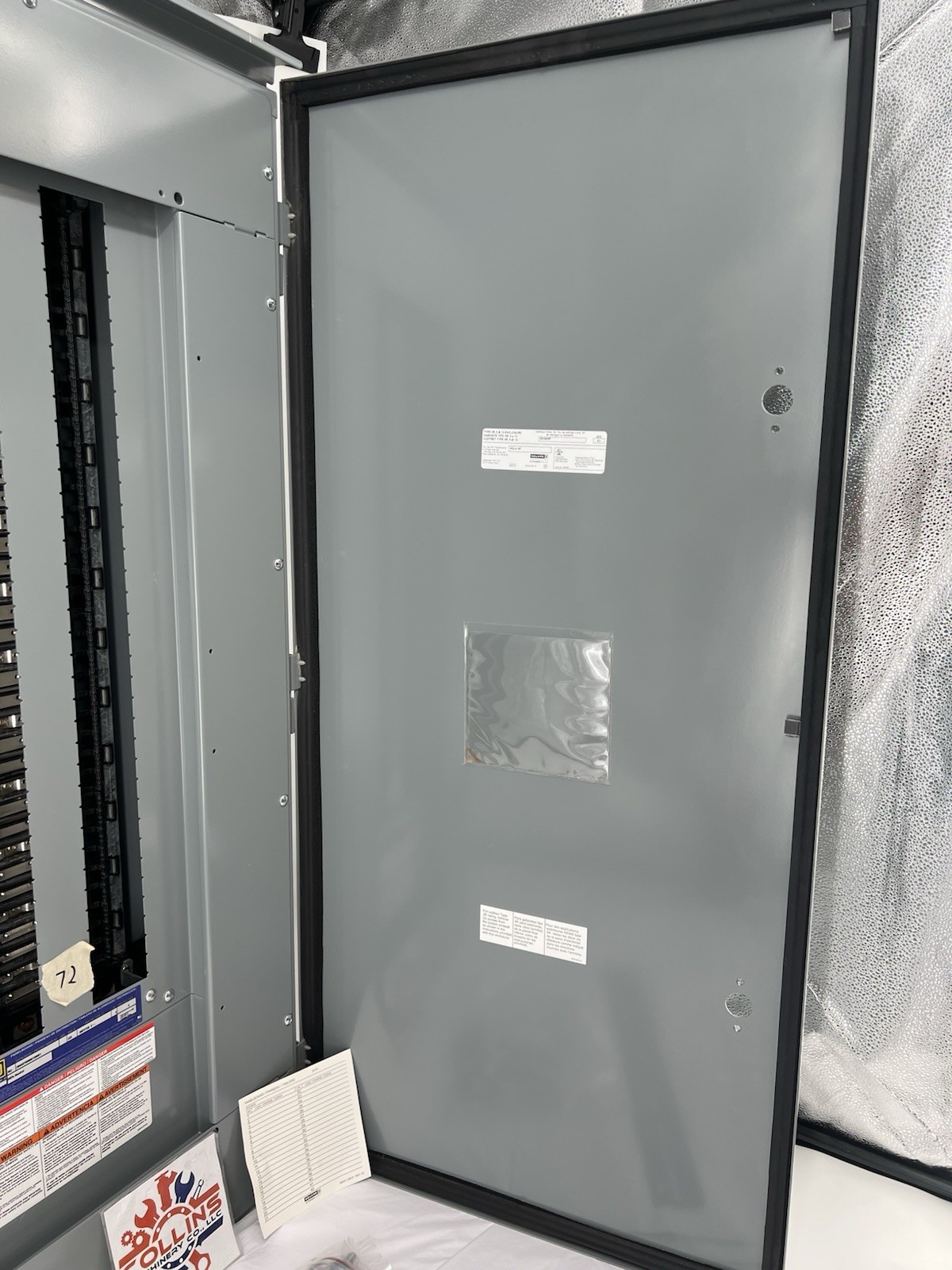 Square D NQ 225A Main Breaker Panel NEMA 3R 3Ø, 4W, 208Y/120V, 72 circuit, NOB