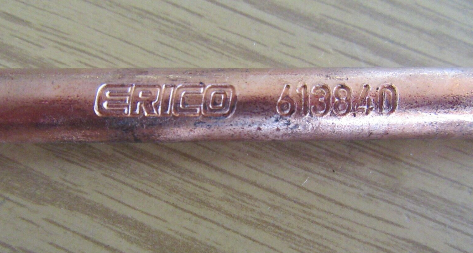 (FIVE) Nvent Erico 613840 3/8″ X 4′ Ground Rods Copper Coated 10 mil