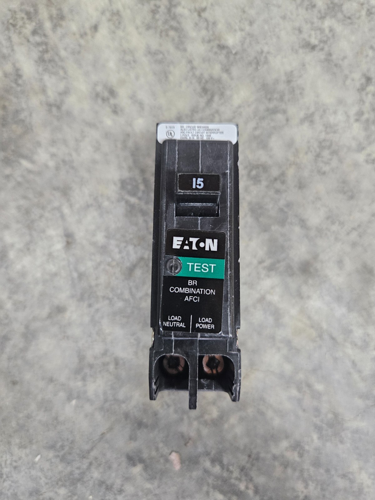 Eaton BRP115AF 120V 15A Single Phase Circuit Breaker