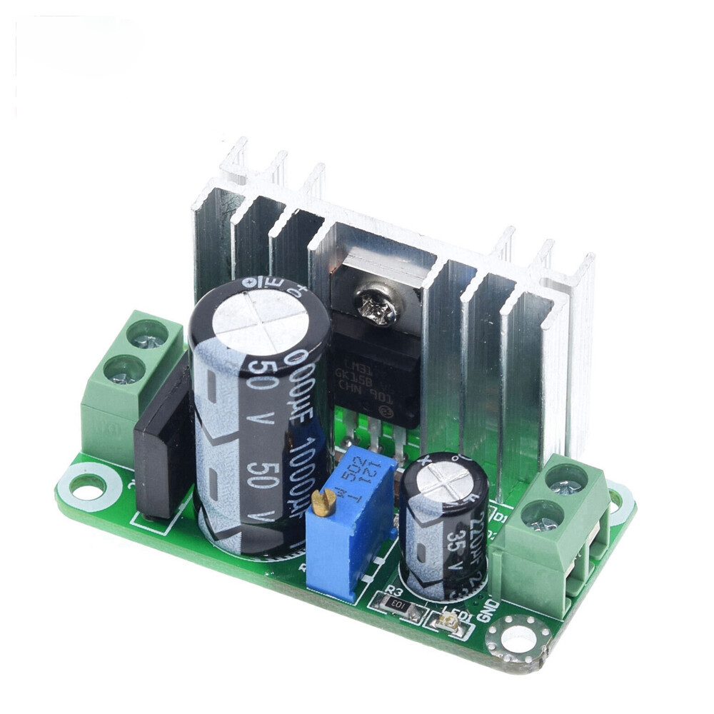 5-35VDC/5-22VAC to 1-34VDC LM317T Step Down Linear Regulator Converter Module 4X