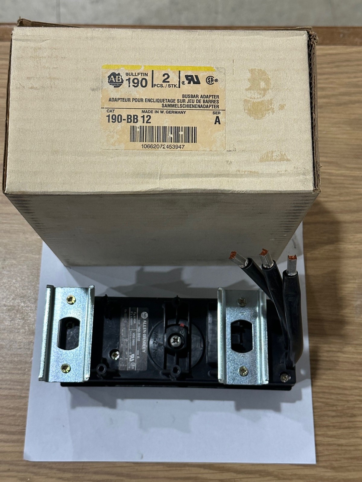 ALLEN BRADLEY 190-BB12 BUSBAR ADAPTER *NEW IN BOX*