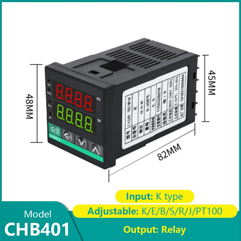 Intelligent Digital Temperature Controller Relay Output / Solid State Output CHB