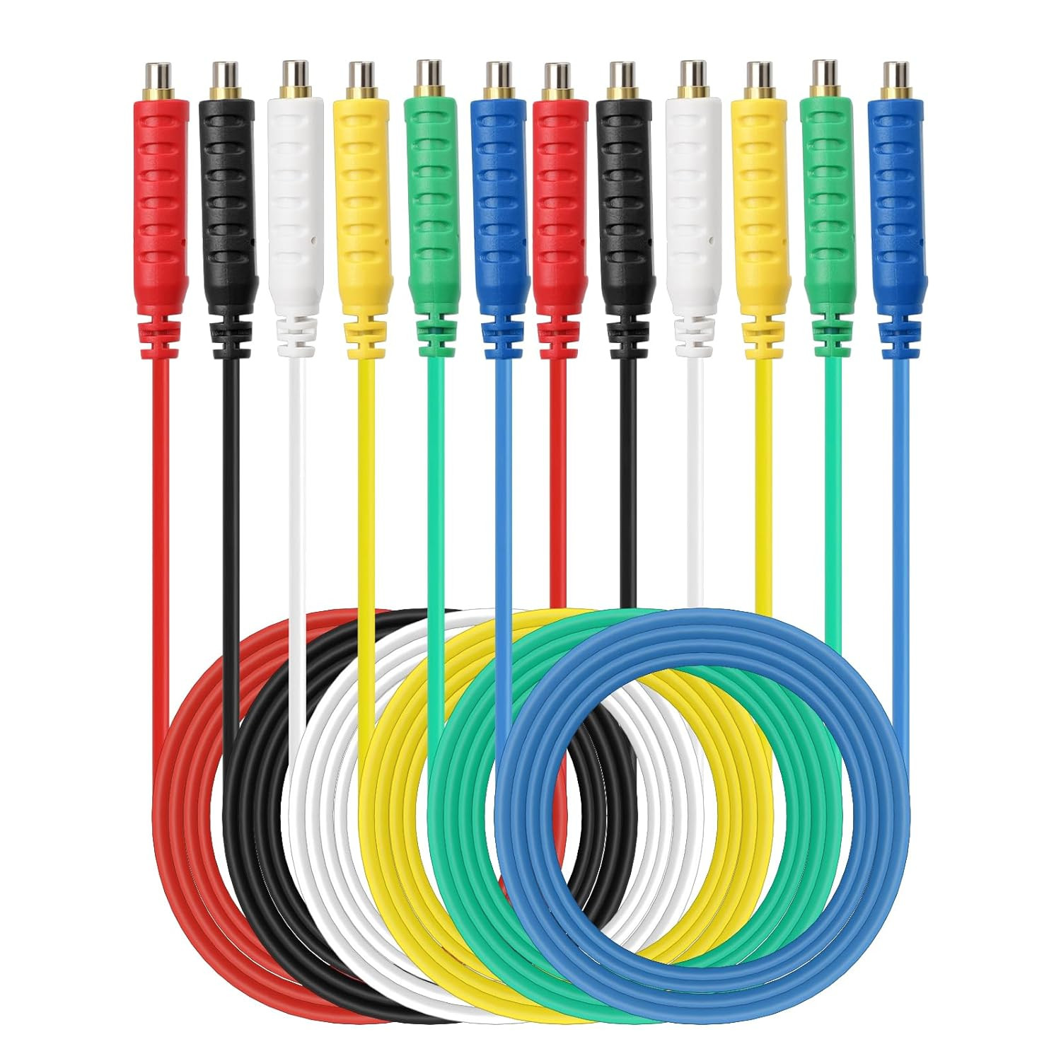 Magnetic Jumper Wires – 6Pc Silicon Soft Flexible Magnetic Leads for Testing 30V