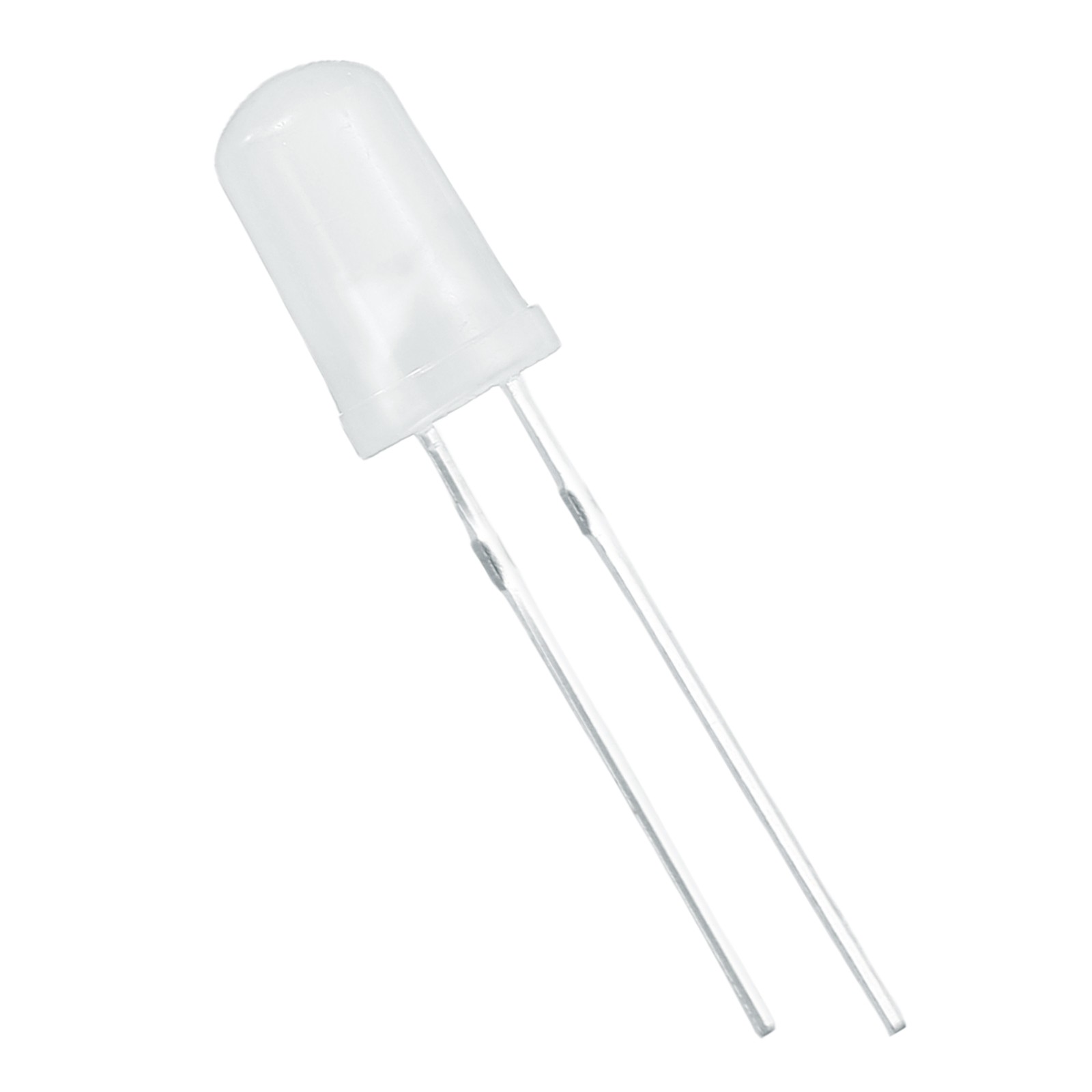 100pcs 5mm Luminous Color White(Colloid Color Transparent) LED Diode