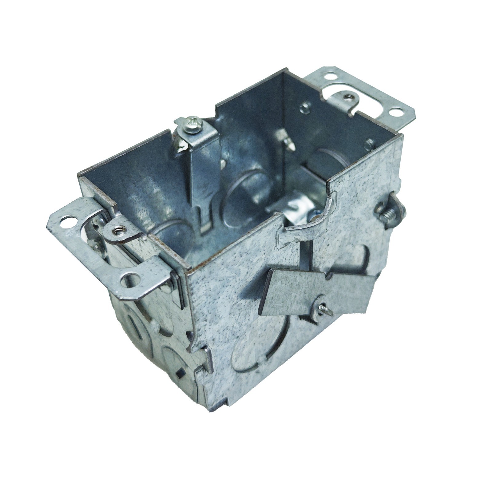 1-Gang Old Work Electrical Box Galvanized Steel ETL Switch Outlet Retrofit