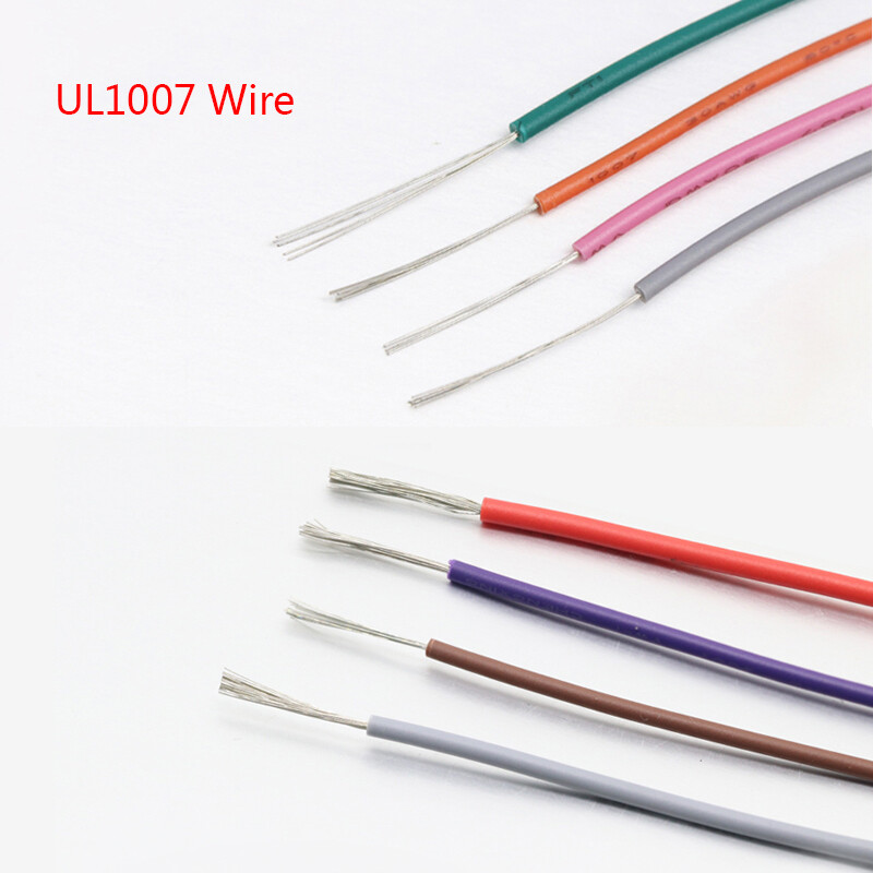 Multi-Strand UL1007 PVC Wire Tinned Copper Electrical Cable 16AWG-30AWG 80°C300V