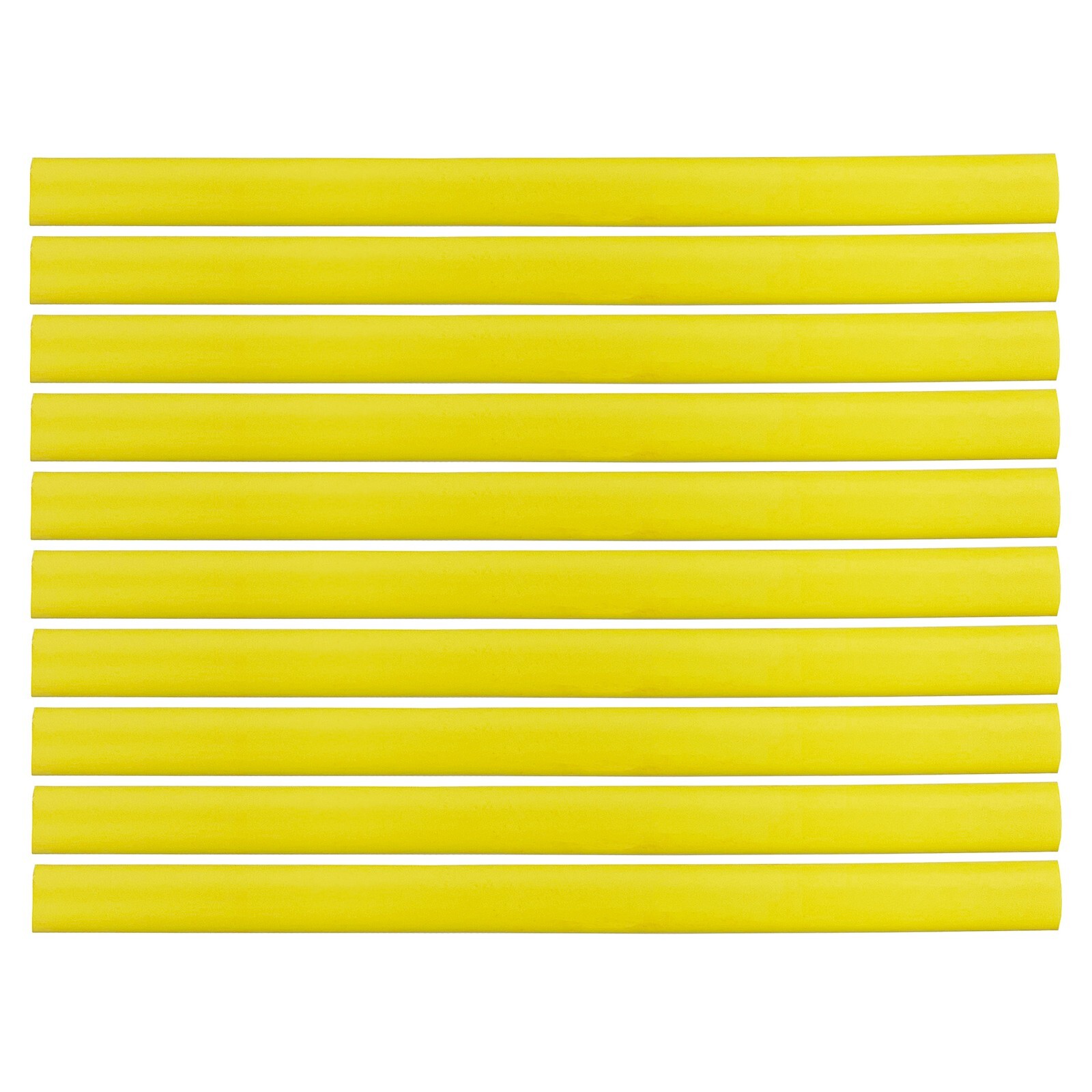(10) 12″ Yellow 3/4″ Heat Shrink Tubing 2:1 Single Wall Non-Adhesive Wrap – USA