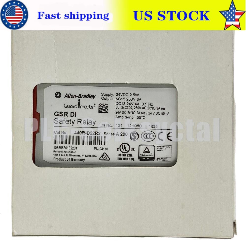 Allen Bradley 440R-D22R2 serA Guardmaster Dual Input DI Safety Relay GSR