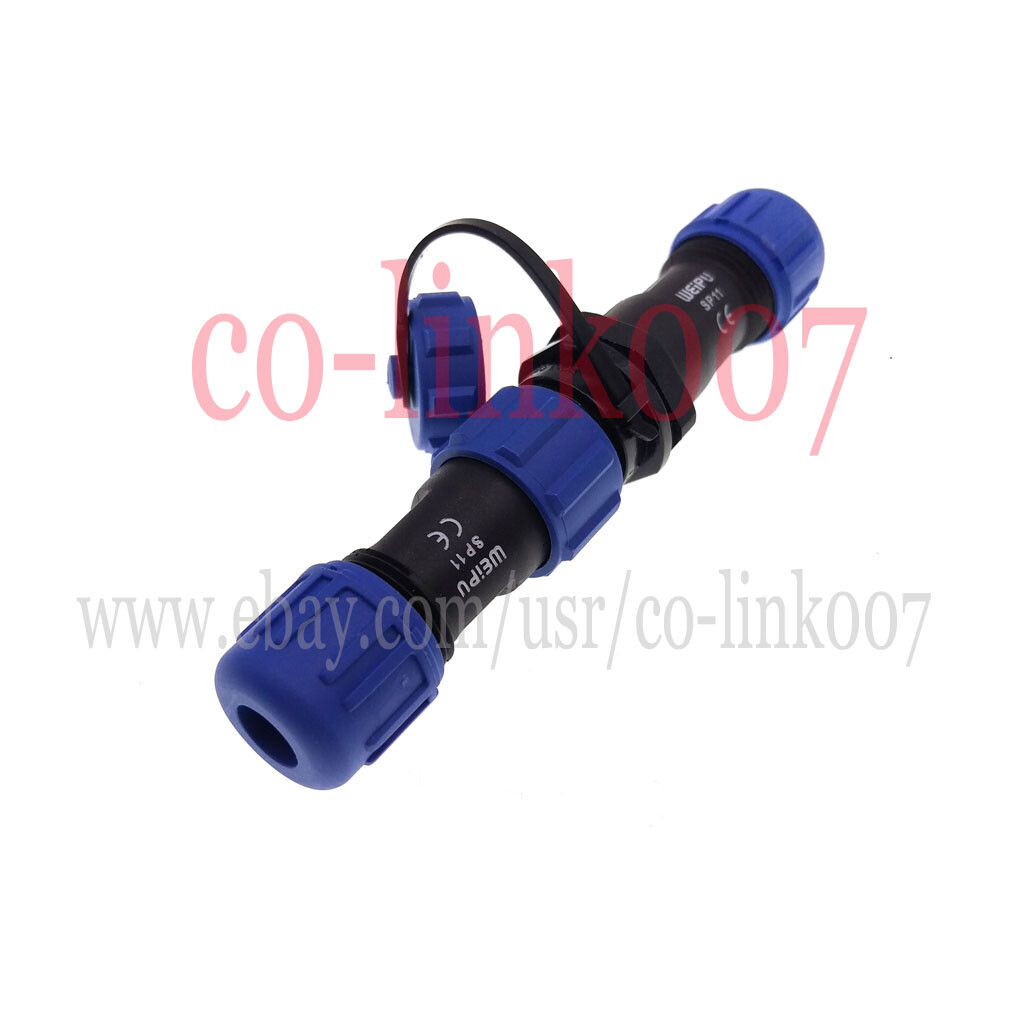 SP11 2 pin Waterproof Connector WEIPU Industrial Power Charger Plug Socket IP68