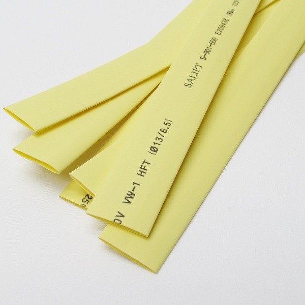 5/8″ ID Yellow Heat Shrink Tube 2:1 ratio wrap (5×24″ = 10 ft) inch/feet/to 16mm