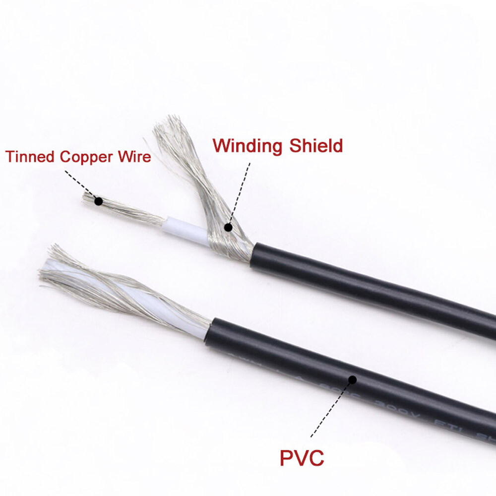 24AWG – 14AWG Tinned Copper Shielded Wire UL1185 Single Core PVC Cable For Audio