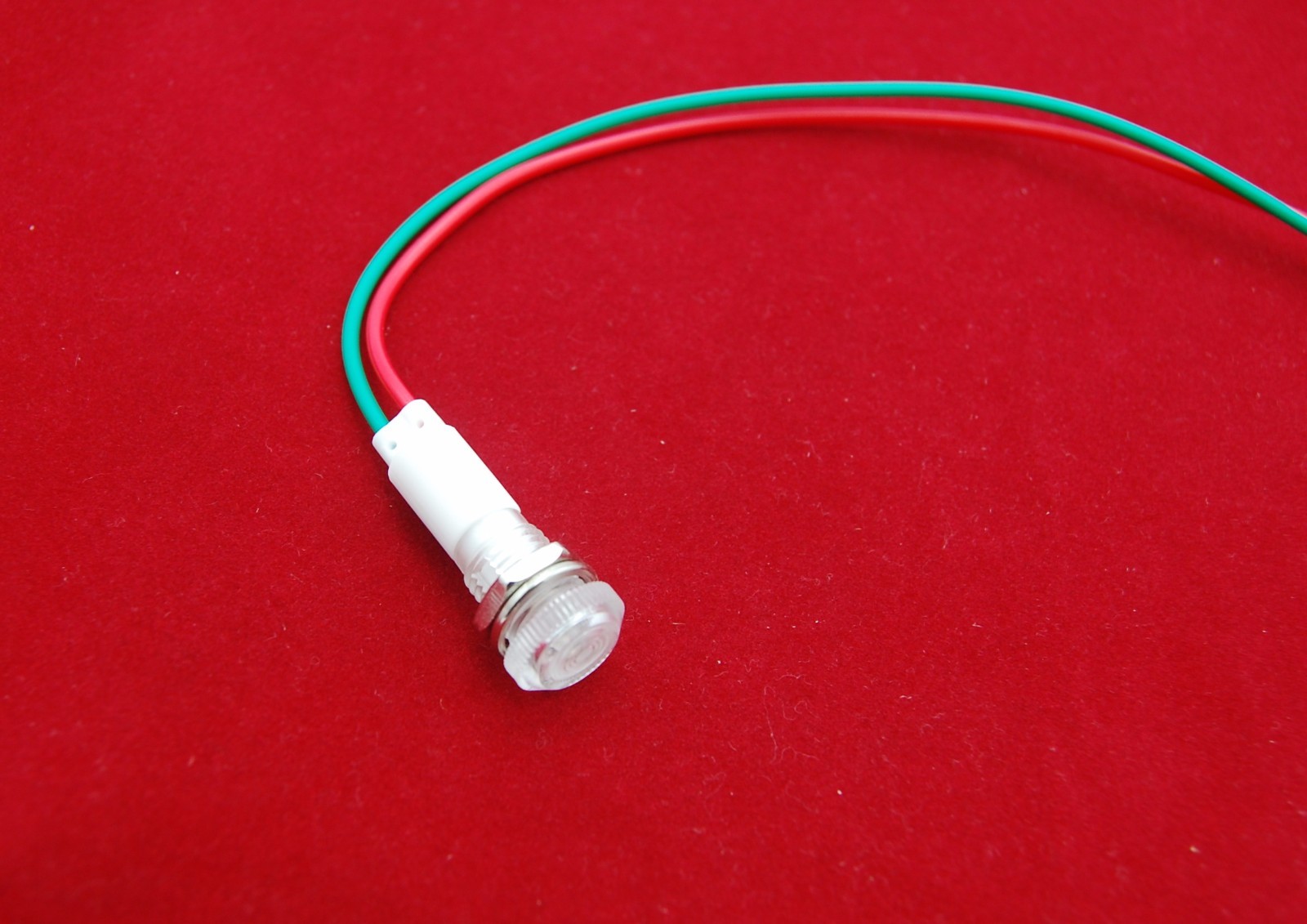 5 Pcs 12V AC/DC 10mm White Panel Mounting LED Indication Signal Pilot Lights