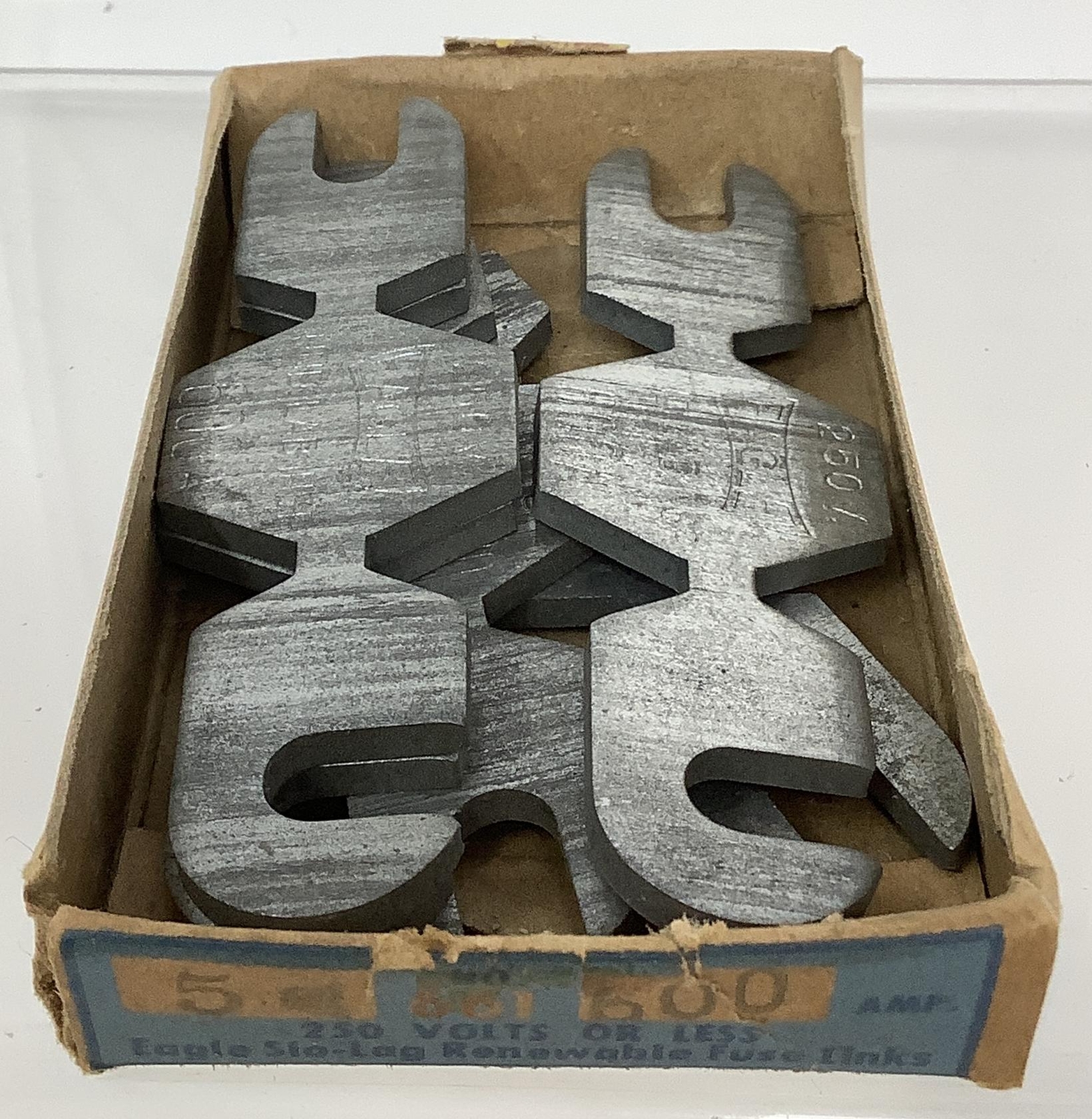 5-Pack Eagle 661 Silver Slo Lag Renewable Electric Fuse Links 600 Amps 250 V