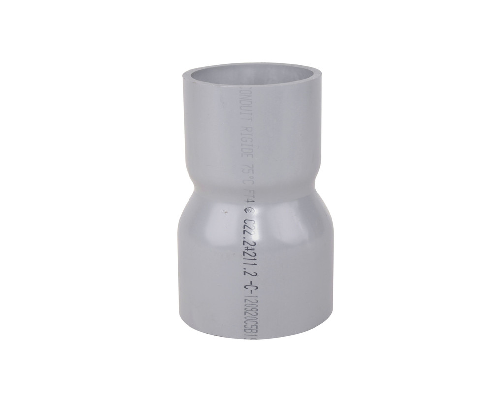 IPEX 077335 Fabricated Swedge Reducer Coupling, 3 x 2-1/2 in, PVC
