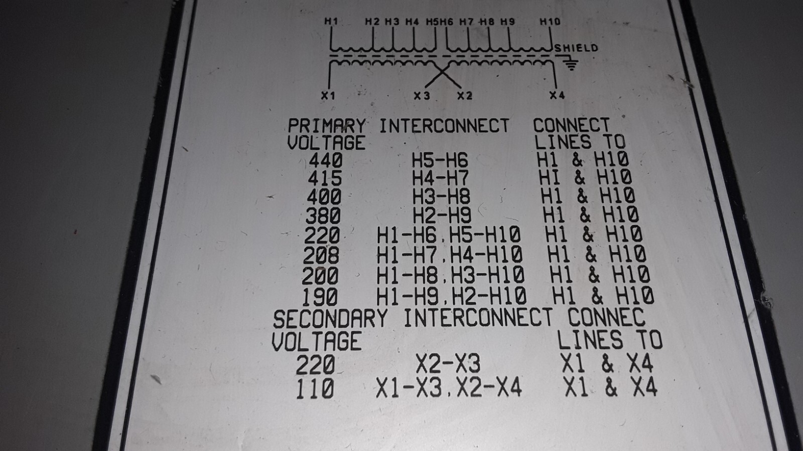 Hevi-Duty HS14F7.5BS 7.5Kva pri 190/220×380/440 sec 110/220 Multi-Tap NEW