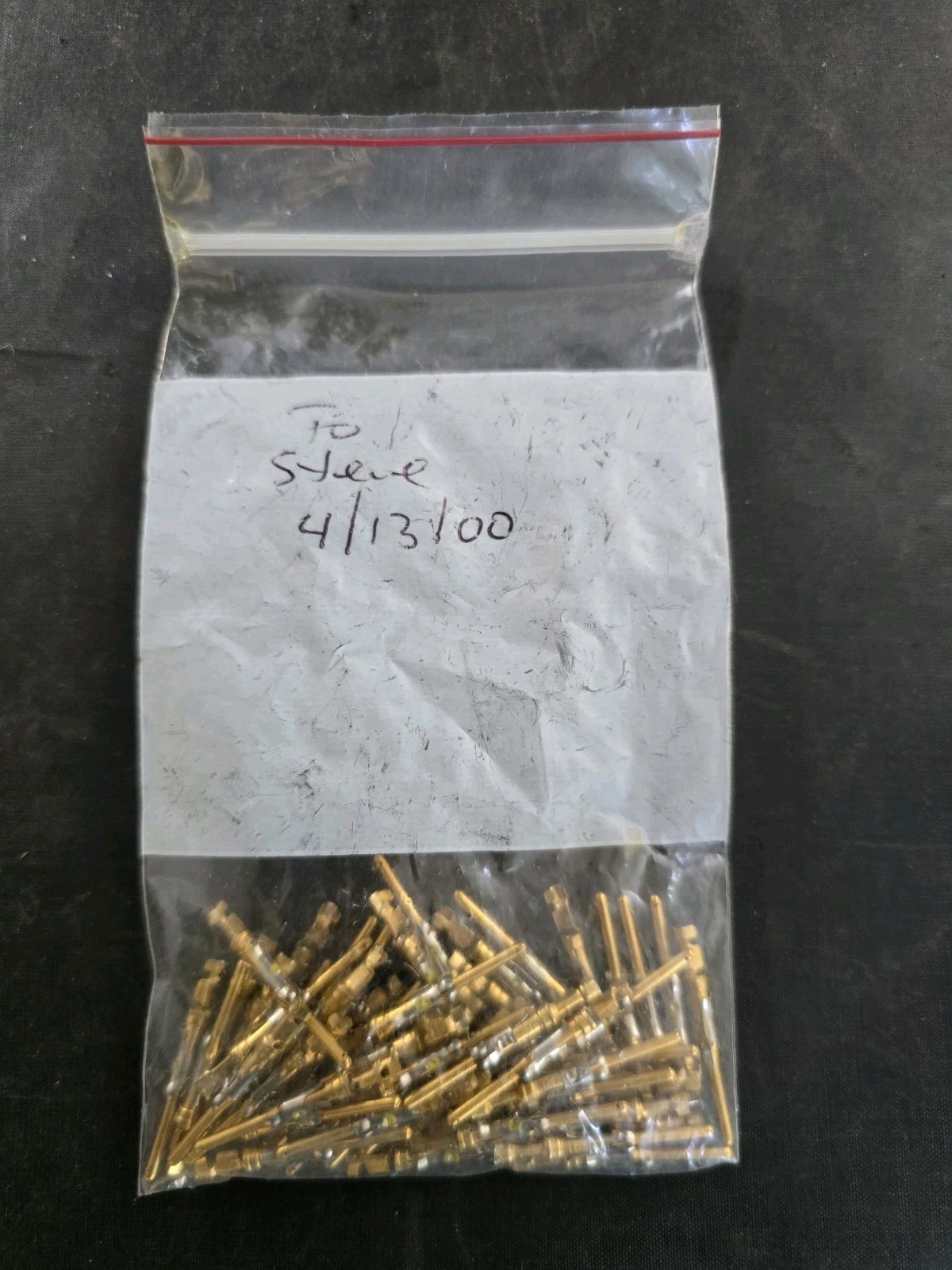 Gold Plated Contact Terminals Connector Pins Sockets Mixed Lot , 23 Grams