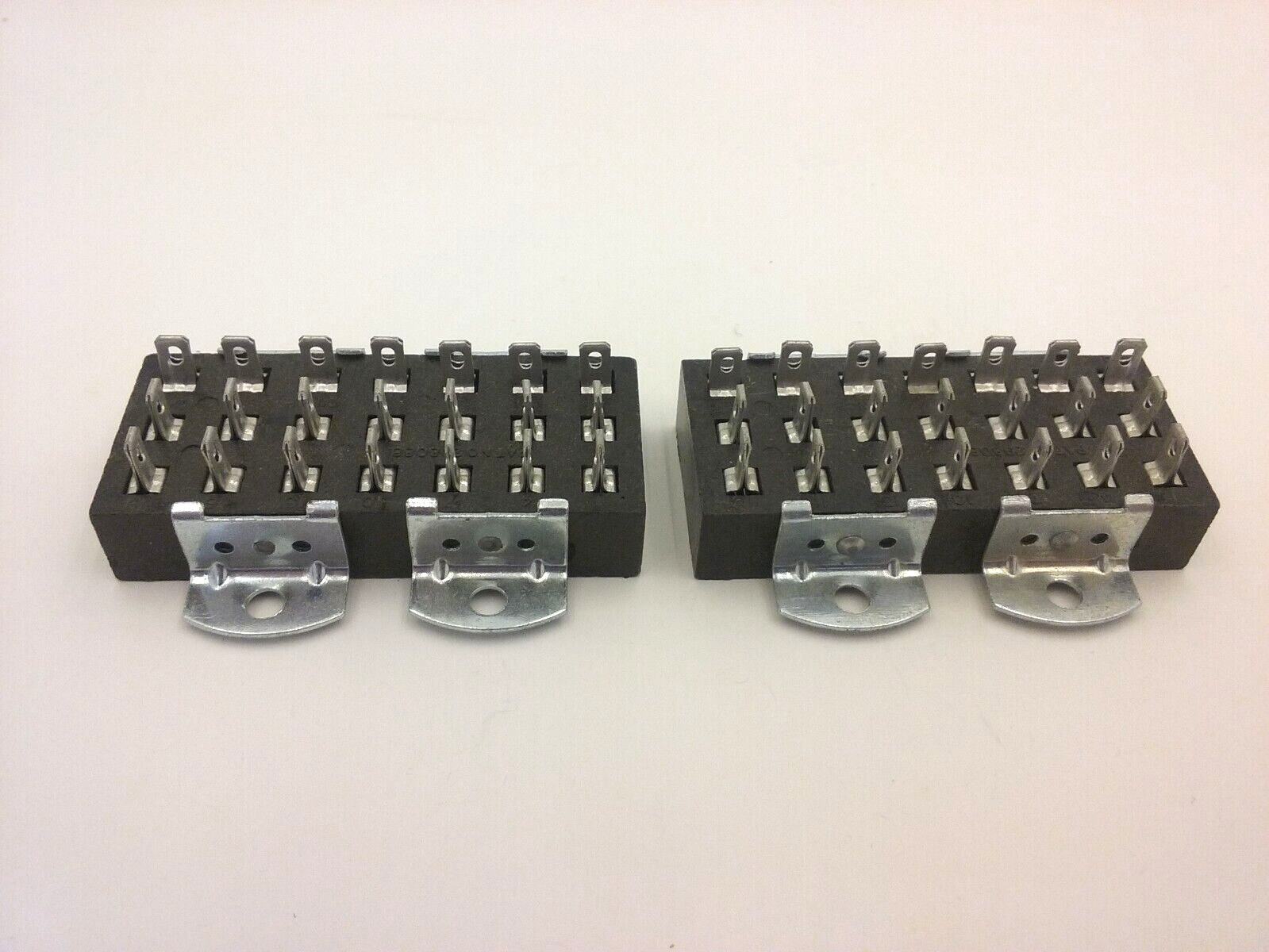 CINCH JONES S321-AB CHASSIS MOUNT SOCKET CONNECTOR 21 PIN (LOT OF 2) NNB