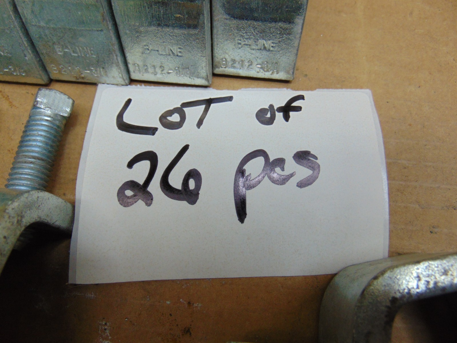 (26) B-LINE B212 3/8″ I-Beam Beam Clamp Lot of 26 Pcs New