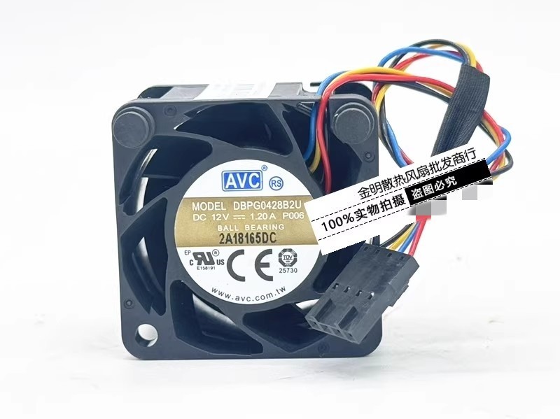 1 pcs AVC SR158 SR250 DBPG0428B2U 12V 1.2A 01GT980 server fan