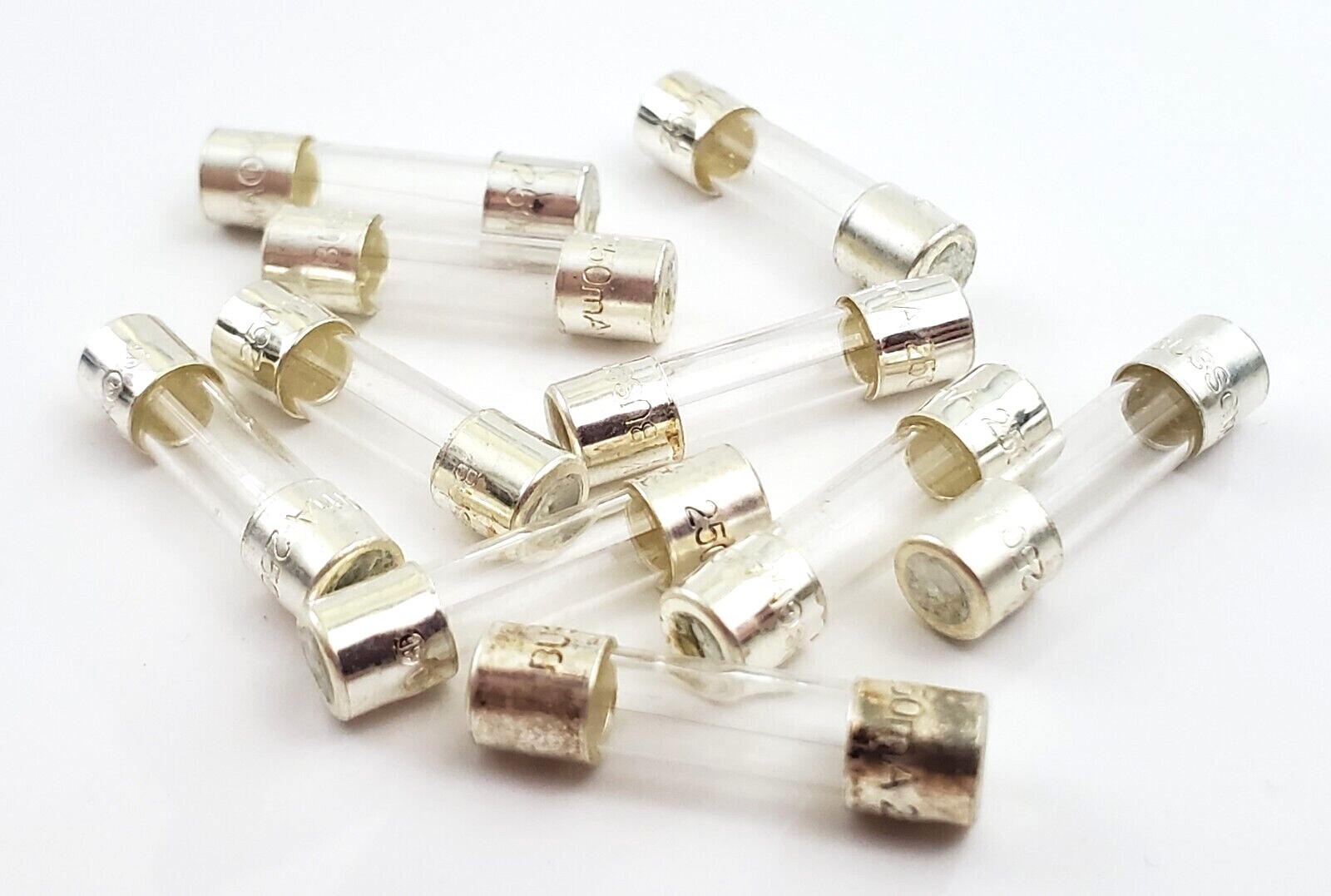 Lot of 79 Bussmann GMA250mA 250V 250mA Fast Acting 5×20 MM Glass Fuses