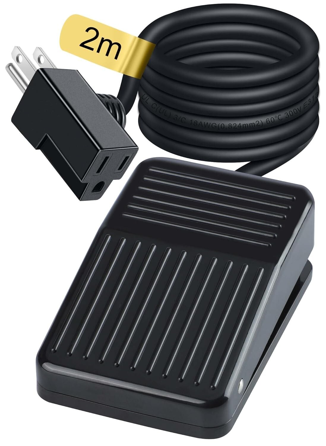 Foot Switch Foot Operated Pedal Controller On/Off Power Switch Woodworking New (