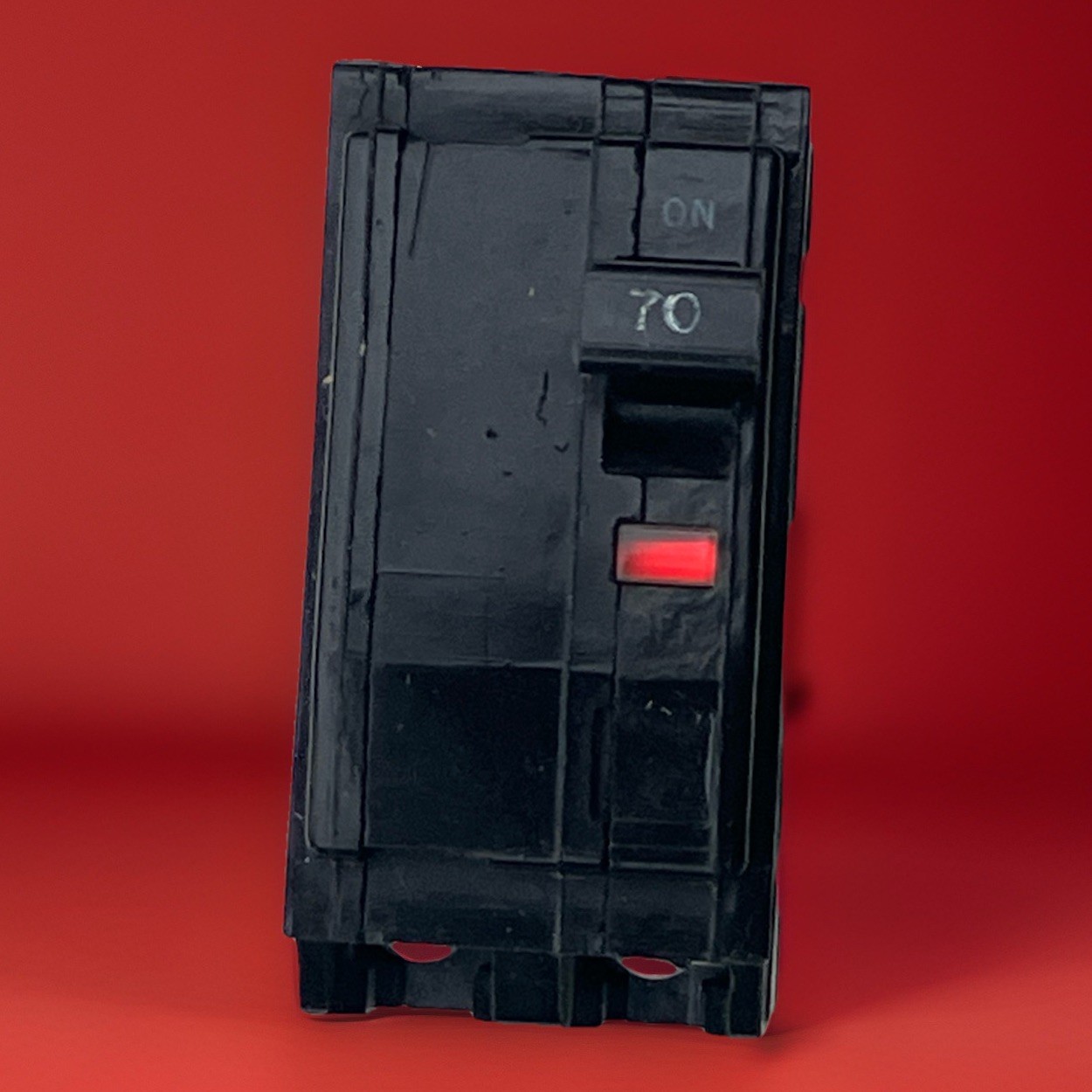 SQUARE D 70 Amp 2 Pole 120/240 volts Circuit Breaker QO270 Black w trip flag