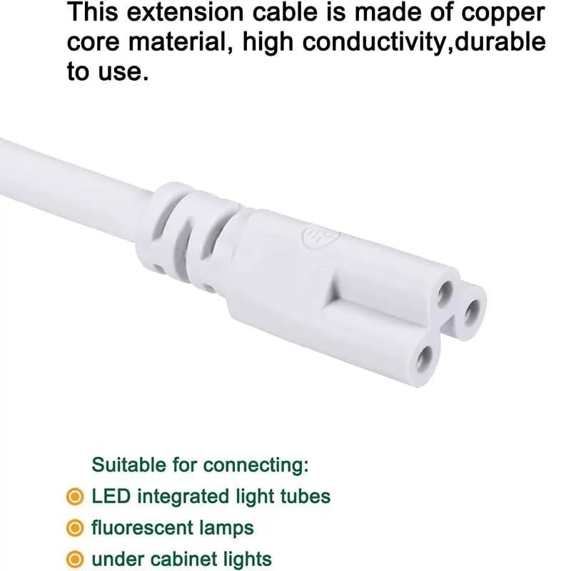 T5 T8 Led Double End 3pin Lamp Connecting Wire Ceiling Lights Daylight Led Integ