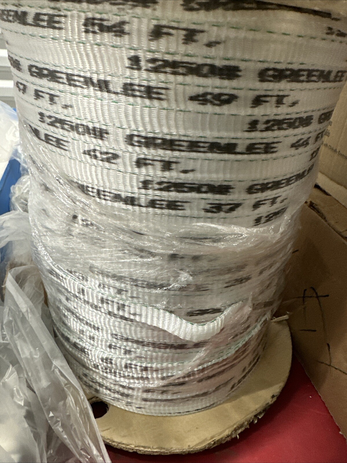 Greenlee Polyester Measuring & Pulling Tape 4435, 1/2″ x 3000ft, 1250 lbs