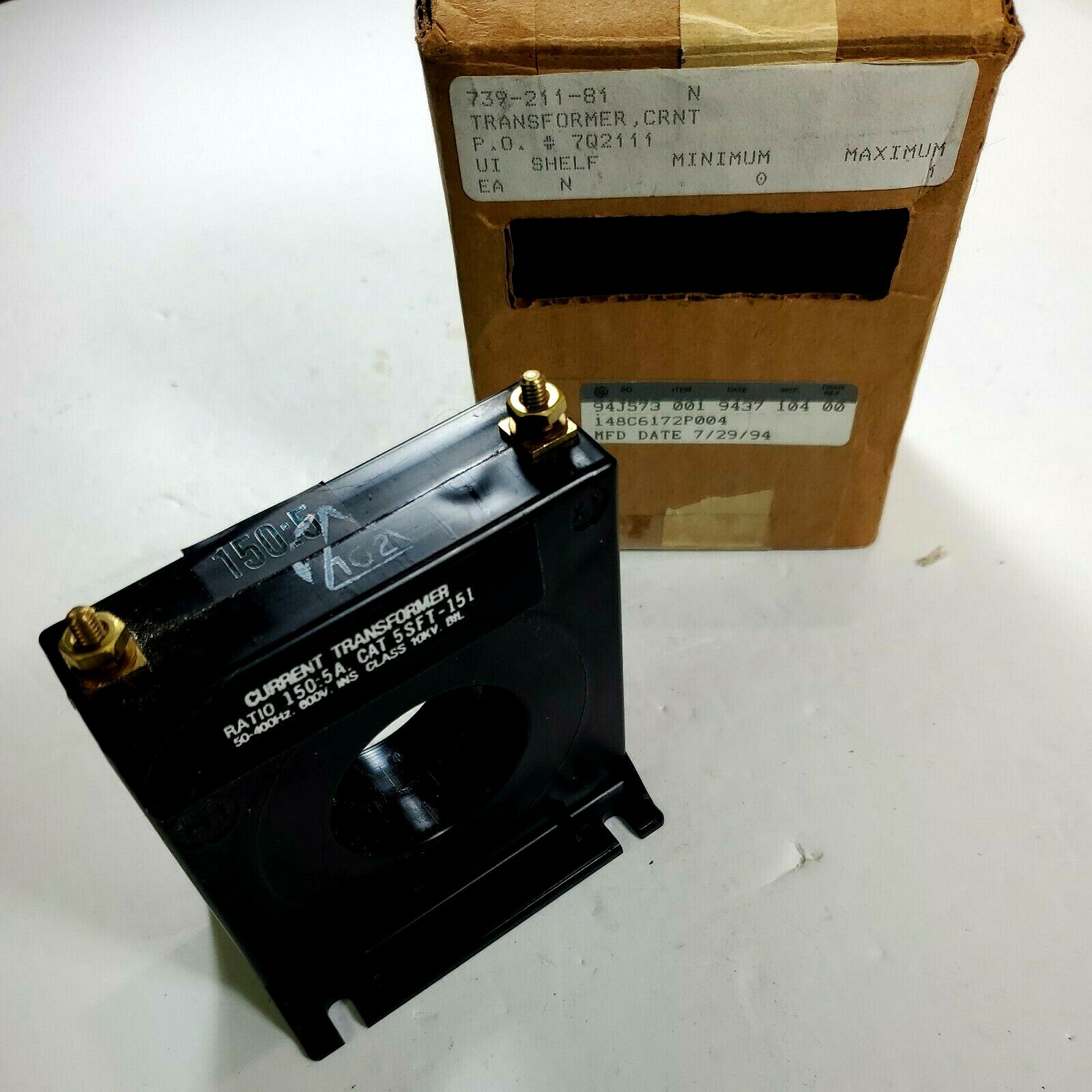 CURRENT TRANSFORMER, ELECTROMAGNETIC (5SFT-151)