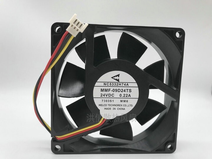 MITSUBISHI NC5332H74A MMF-09D24TS-MM6 24V 0.22A 90mm inverter special fan