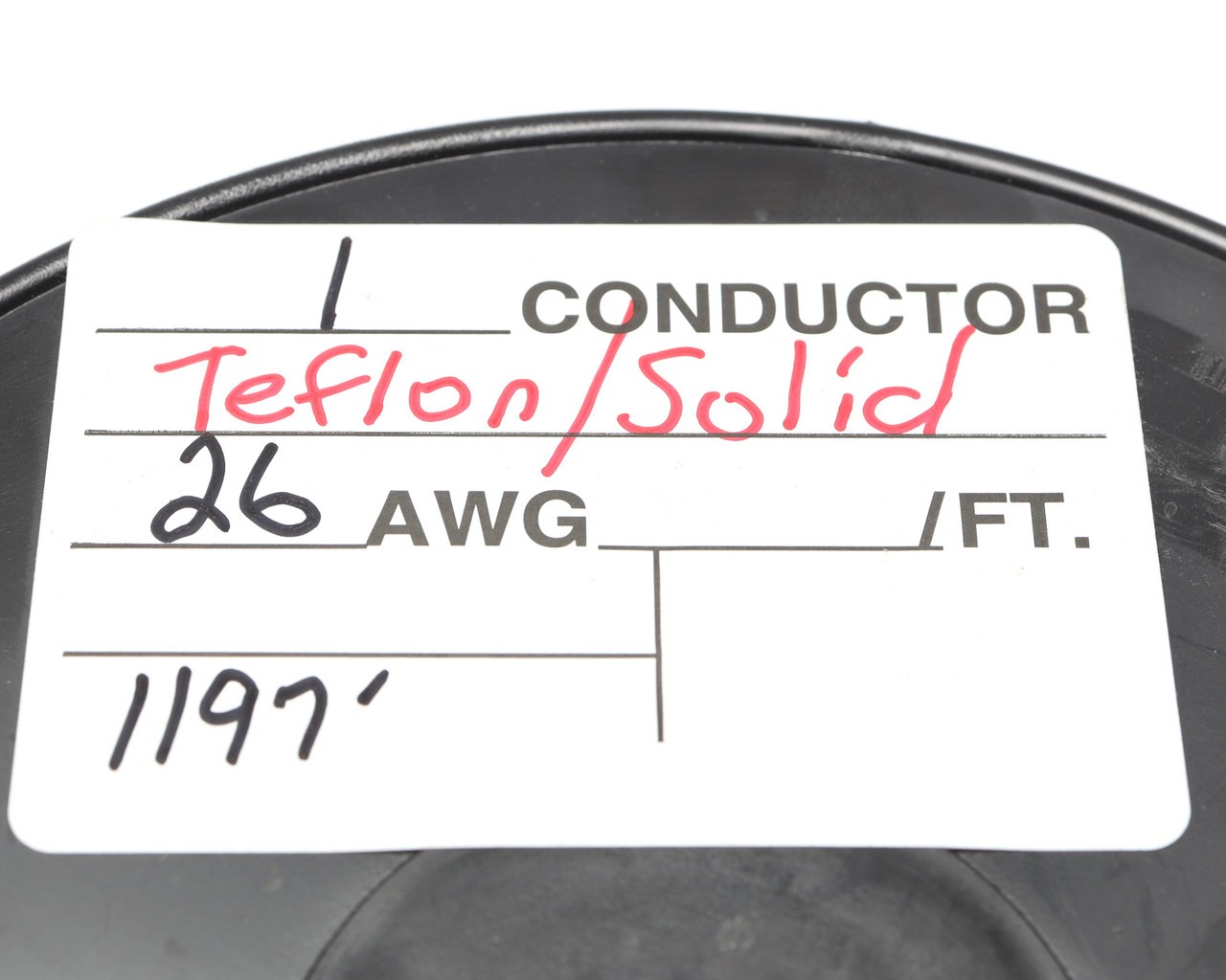 26AWG Solid Conductor Silver Plated Copper, PTFE Insulated Wire, Purple, 100ft