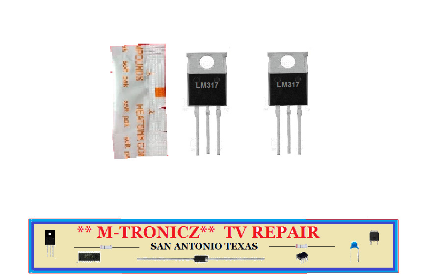2 PIECES LM317T LM317 ADJUSTABLE VOLTAGE REGULATOR + HEAT SINK COMPOUND