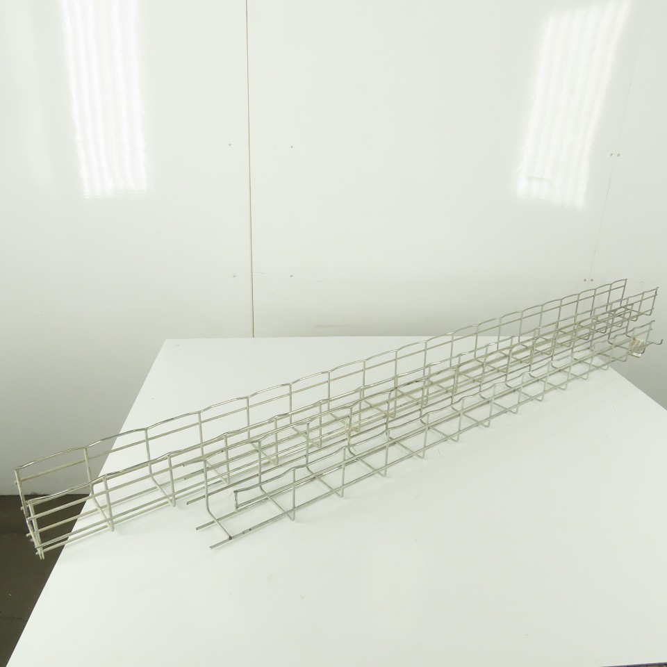Cablofil 4″x 4″ Wire Mesh Cable Tray 2 Pieces 48″ & 75″ Long Lot of 2