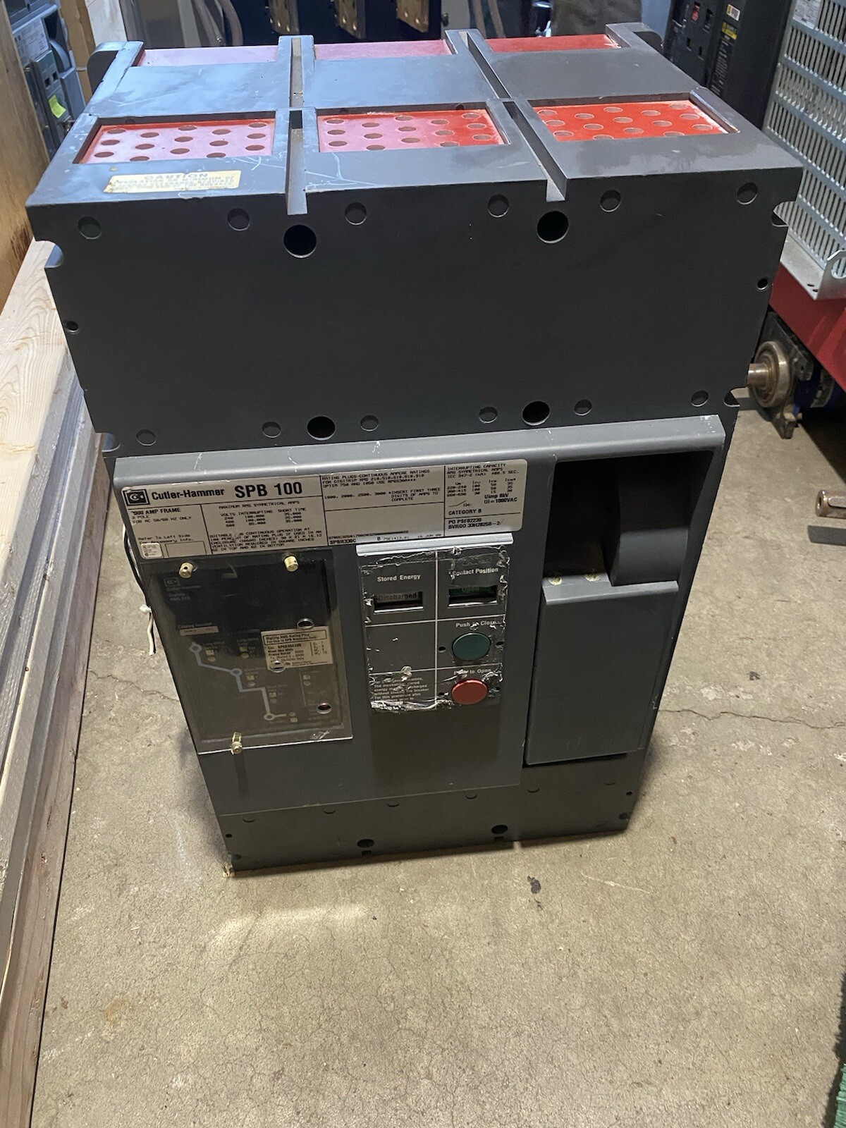 Cutler Hammer SPB100 SPBR330C Breaker 3000A Digitrip RMS 810 3000 Amp
