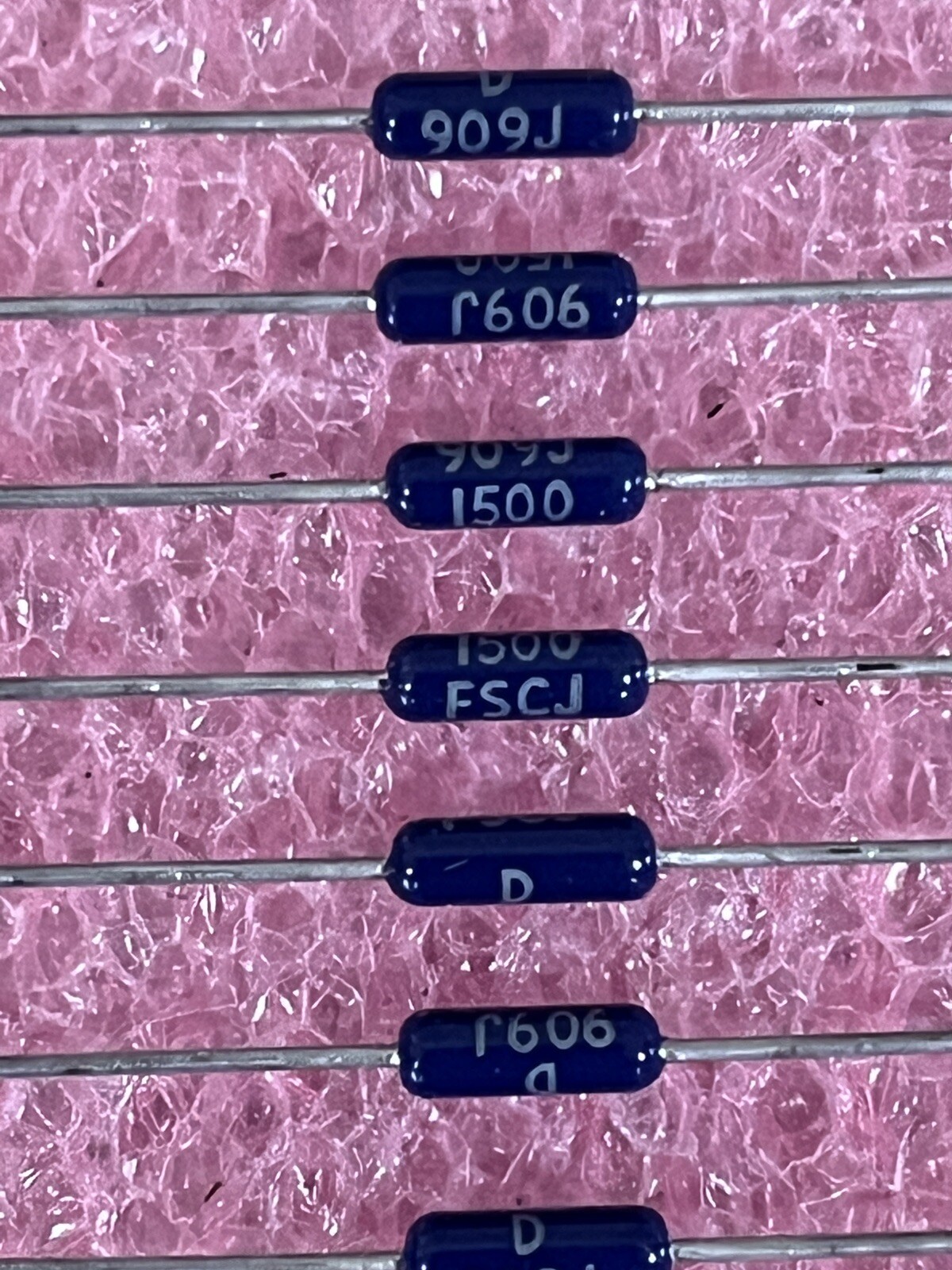 RNC55J1500FS 150OHM 1/8W 125MW 1% METAL FILM RESISTOR AXIAL DALE (LOT OF 5)