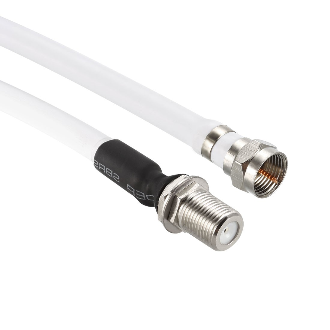 RG6 Coax Cable F Type Male to F Type Female Coaxial Cable 2 Feet