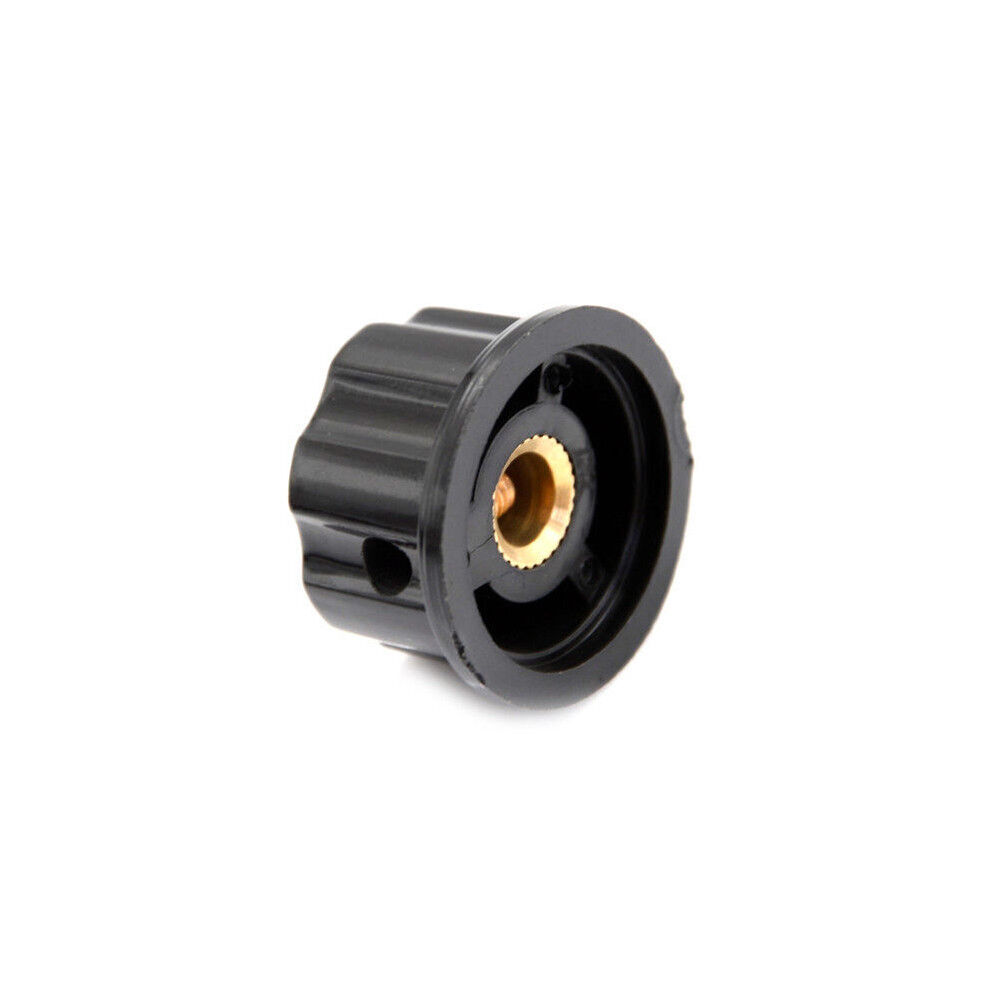 NEW 6mm Insert Diameter Shaft Plastic Large Potentiometer Knob Pots Caps US