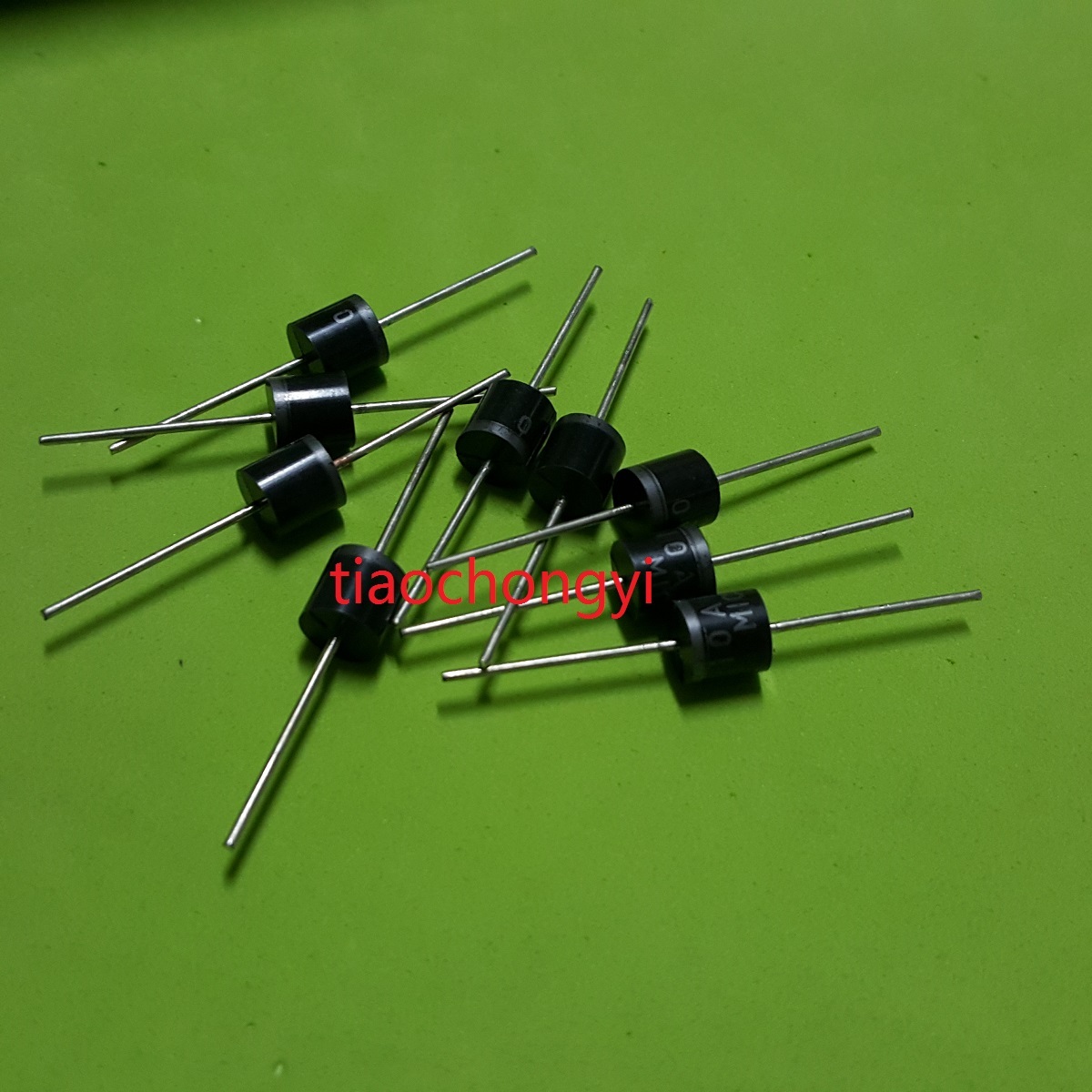 100pcs 10A10 10 Amp 1000V 10A 1KV Axial Rectifier Diode