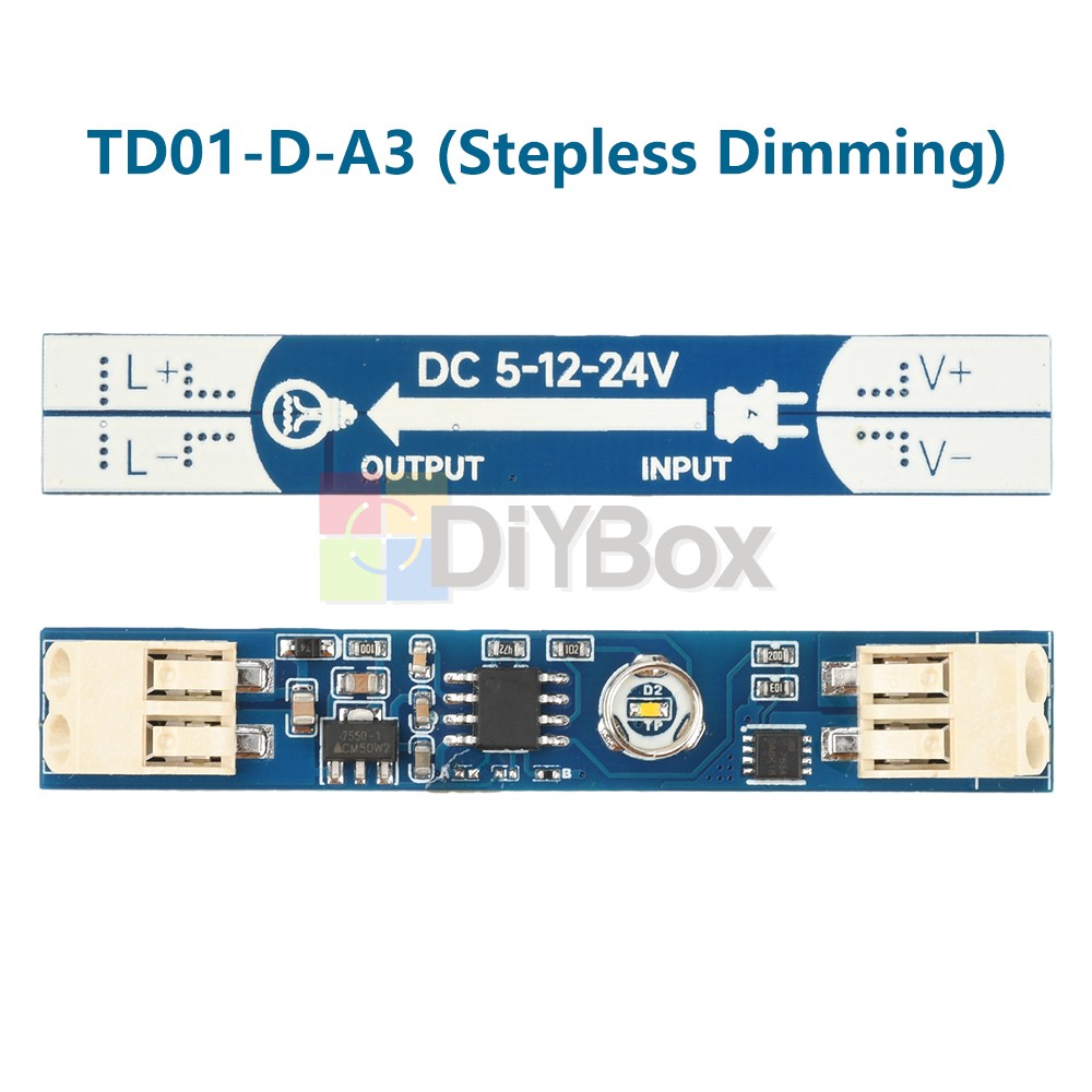 DC 5-24V Touch Sensor Switch Module Stepless Dimming 4A Strip Light Smart Sensor
