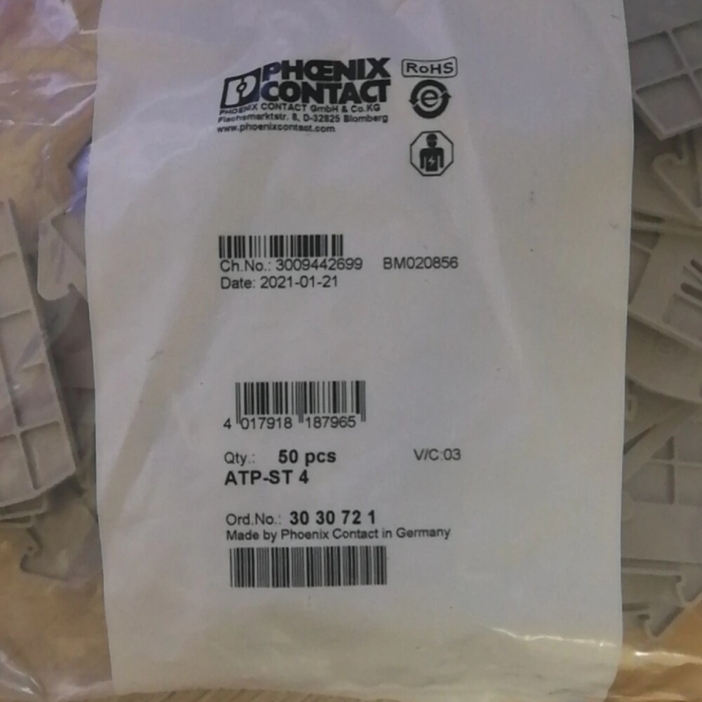 50pcs/bag new Phoenix ATP-ST4 3030721 Terminal