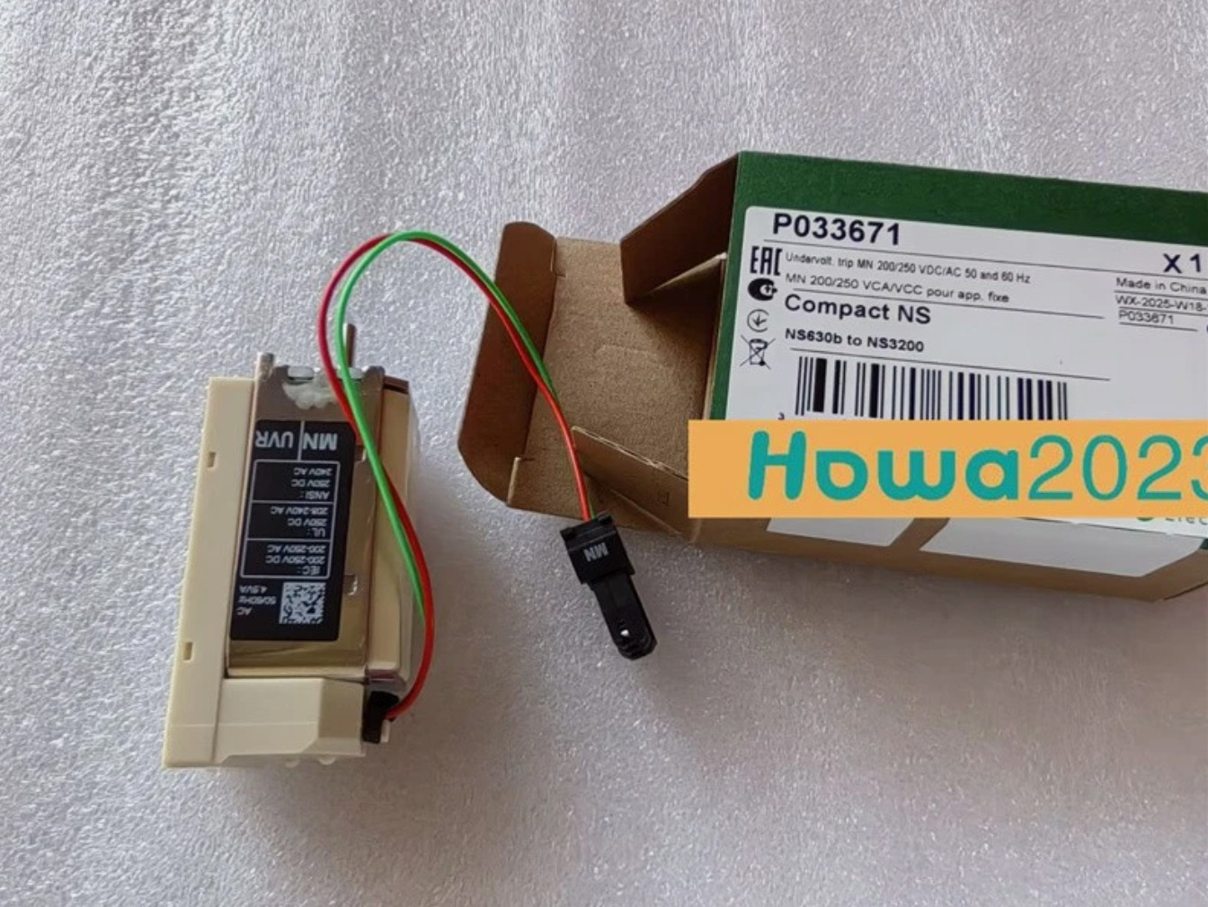 1PC Undervoltage Coil Frame Circuit Breaker MN/UVR 200-250V 33671 P033671#lin