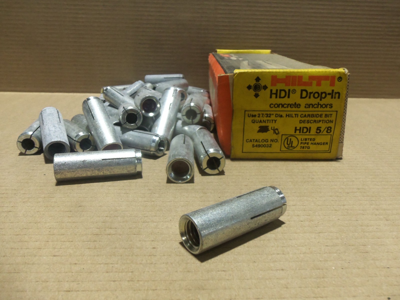 Hilti 5490032 Box of 40 Concrete Anchor 5/8″ AK