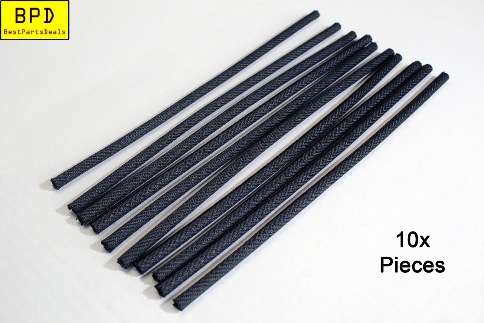 10 Pack 8mm VitriFlex PTWWR Self-Wrap Braided Polyester Abrasion Protect Sleeve